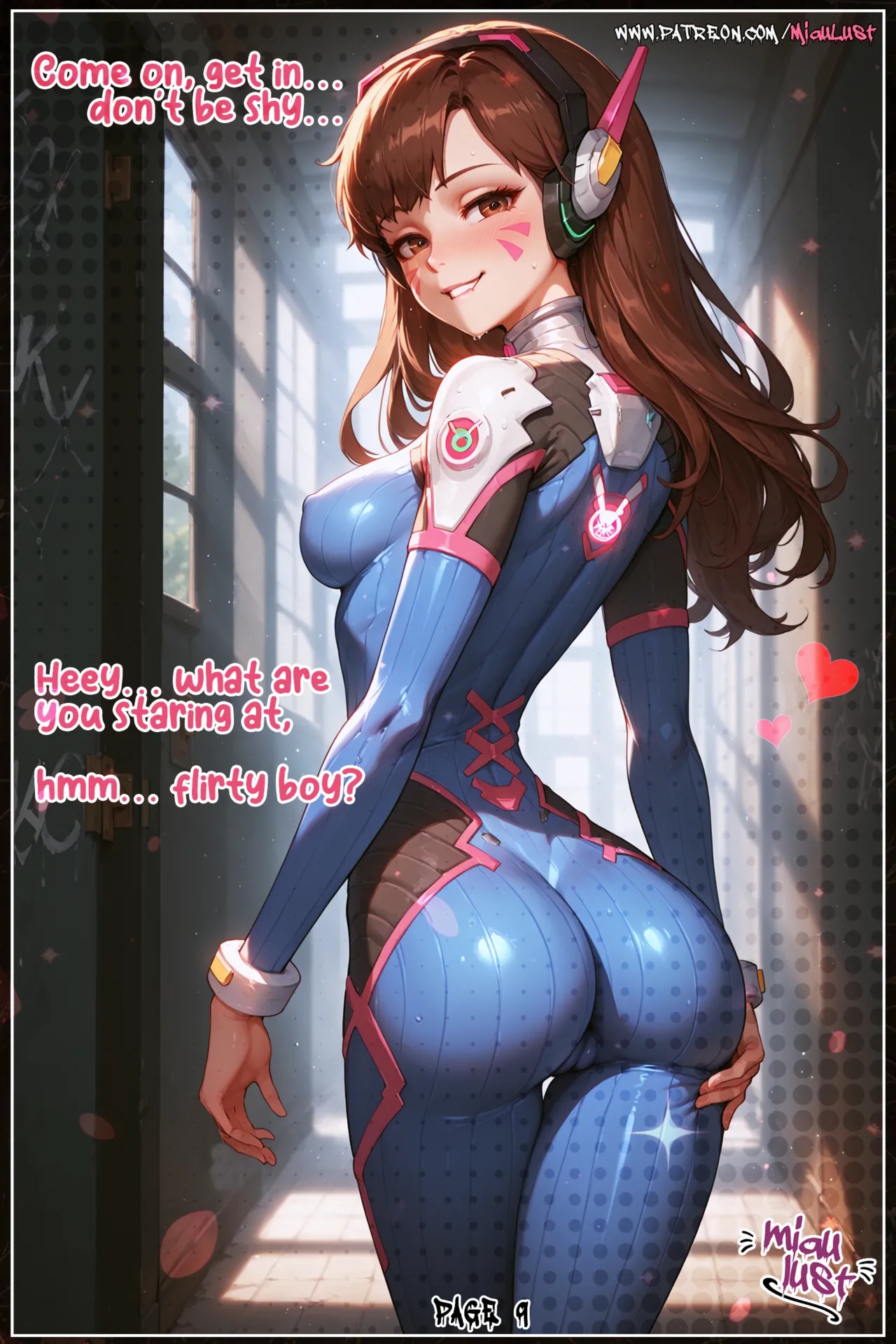 D.va From Overwatch In OVERSLUTS Porn Comics english 11