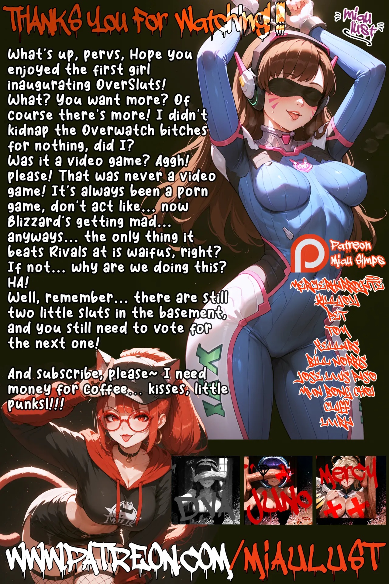 D.va From Overwatch In OVERSLUTS Porn Comics english 38