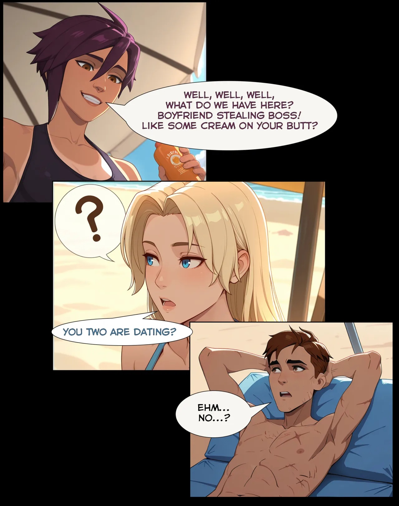 Dispatch Beach Porn Comics english 04