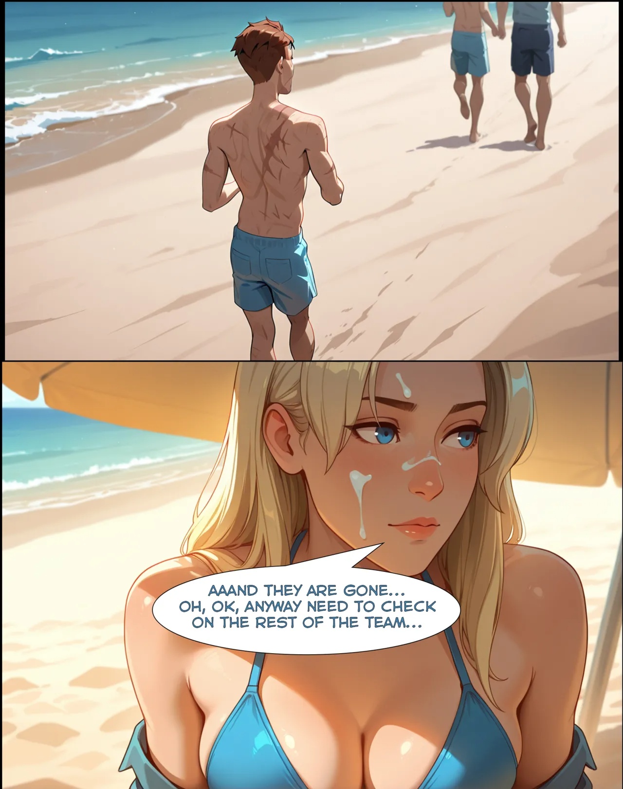 Dispatch Beach Porn Comics english 07