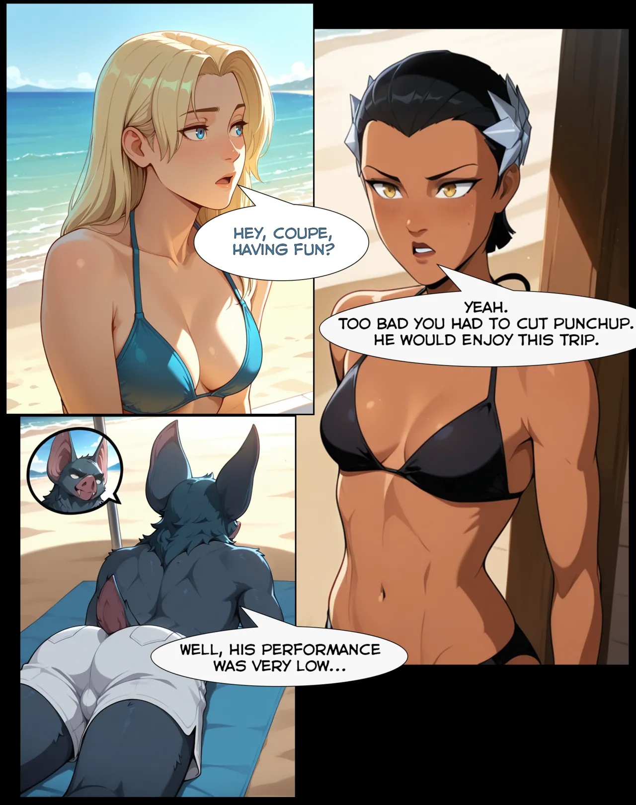 Dispatch Beach Porn Comics english 08