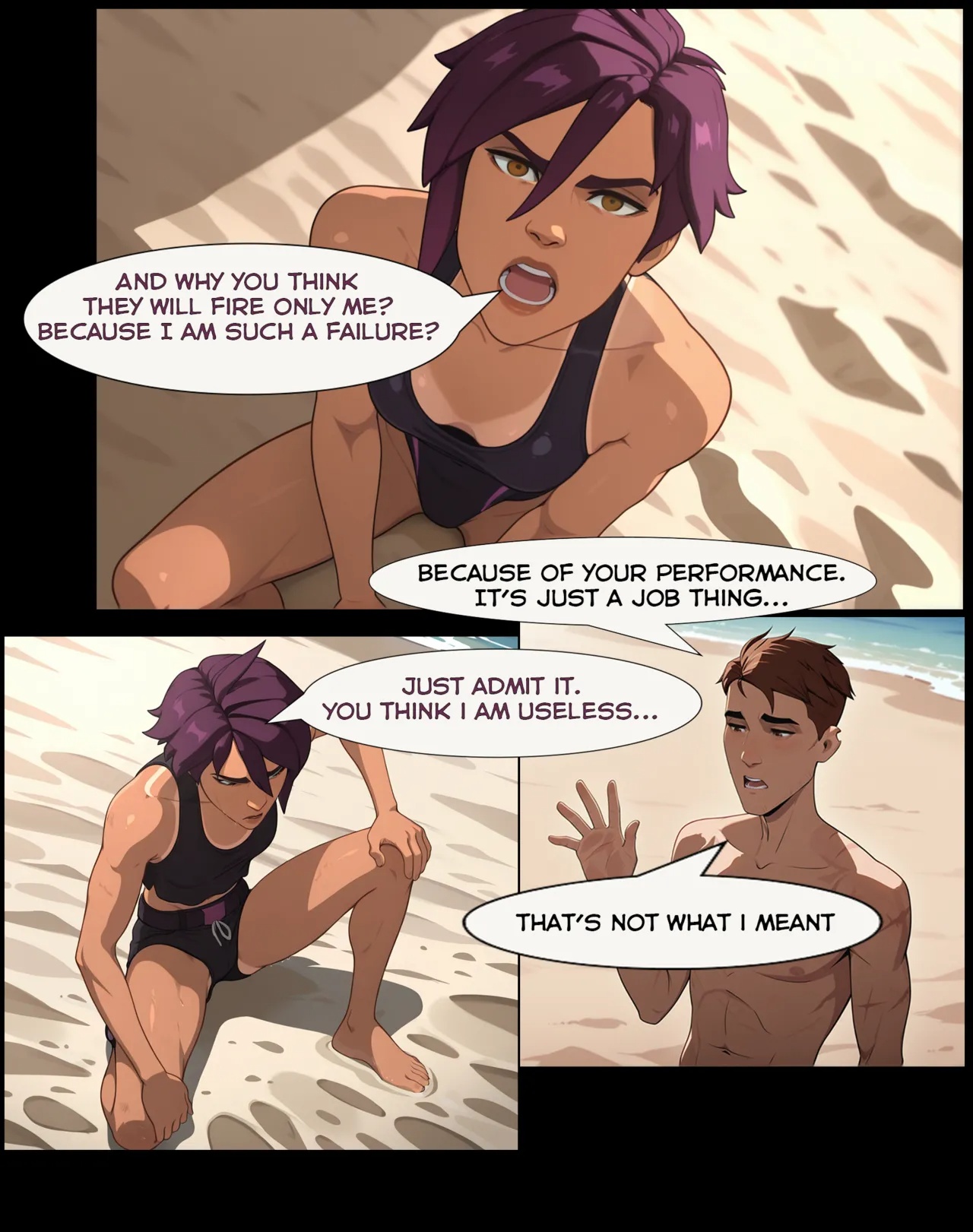 Dispatch Beach Porn Comics english 12