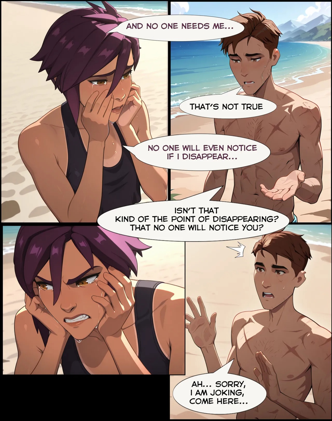 Dispatch Beach Porn Comics english 13