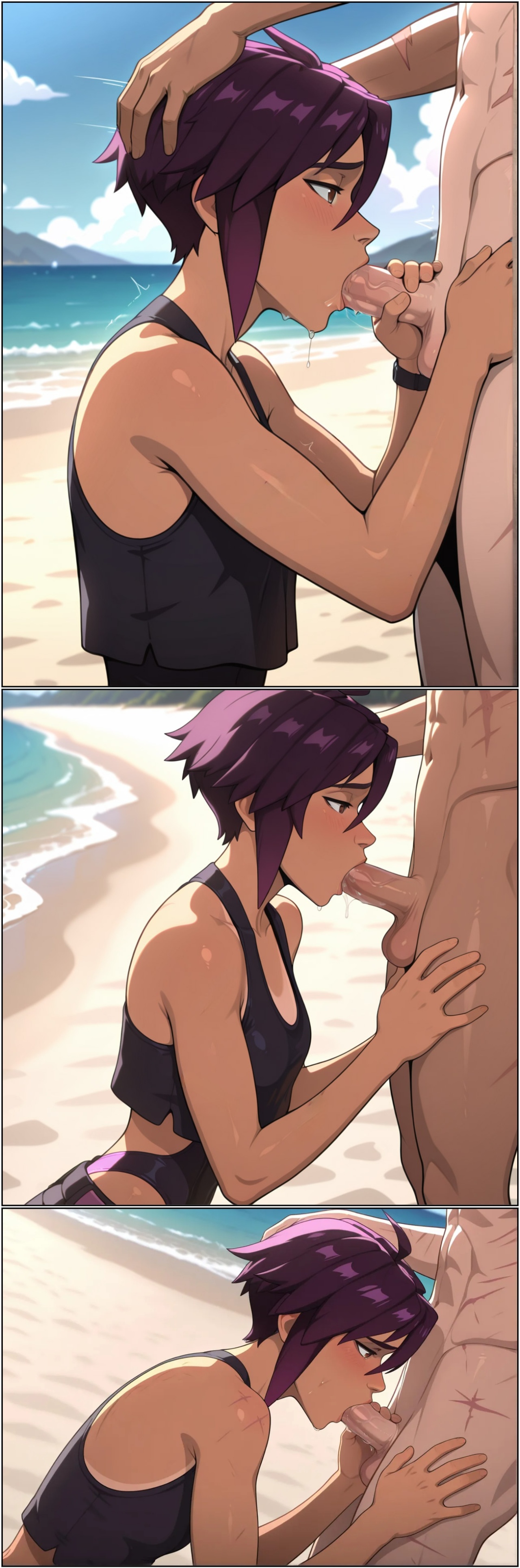 Dispatch Beach Porn Comics english 17