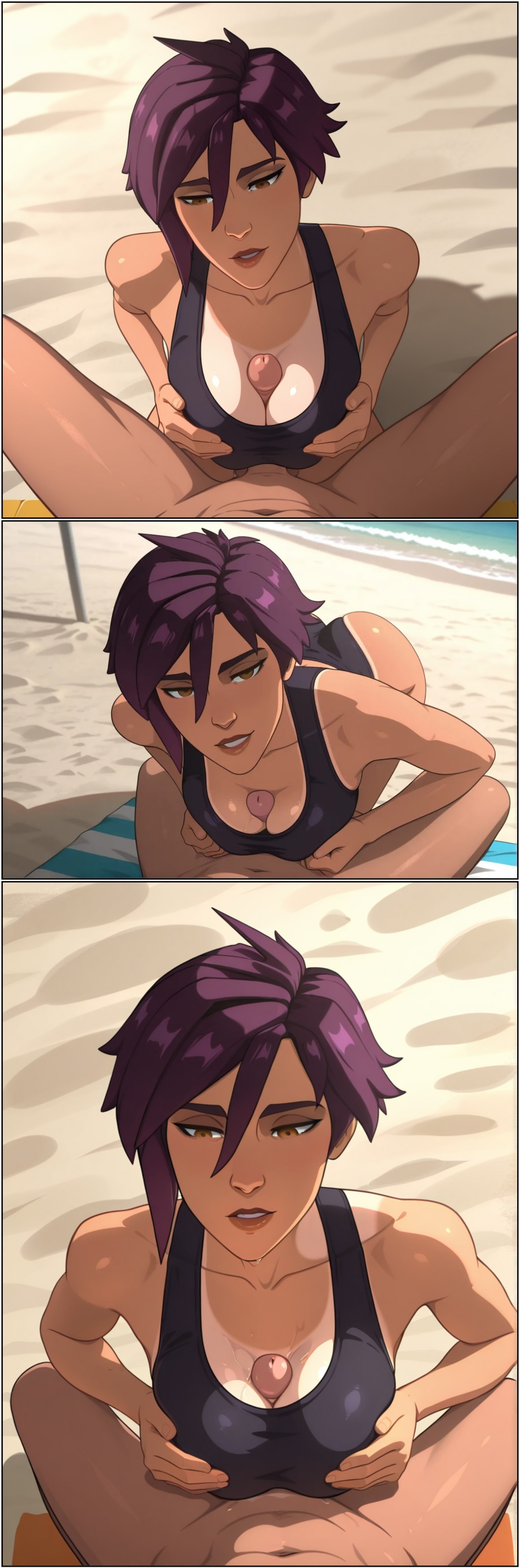 Dispatch Beach Porn Comics english 21