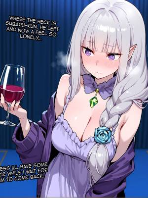Emilia Gets Sick Of Subaru Flirting With Rem So She Gets Payback