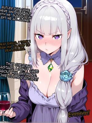 Emilia Gets Sick Of Subaru Flirting With Rem So She Gets Payback Porn Comics english 02