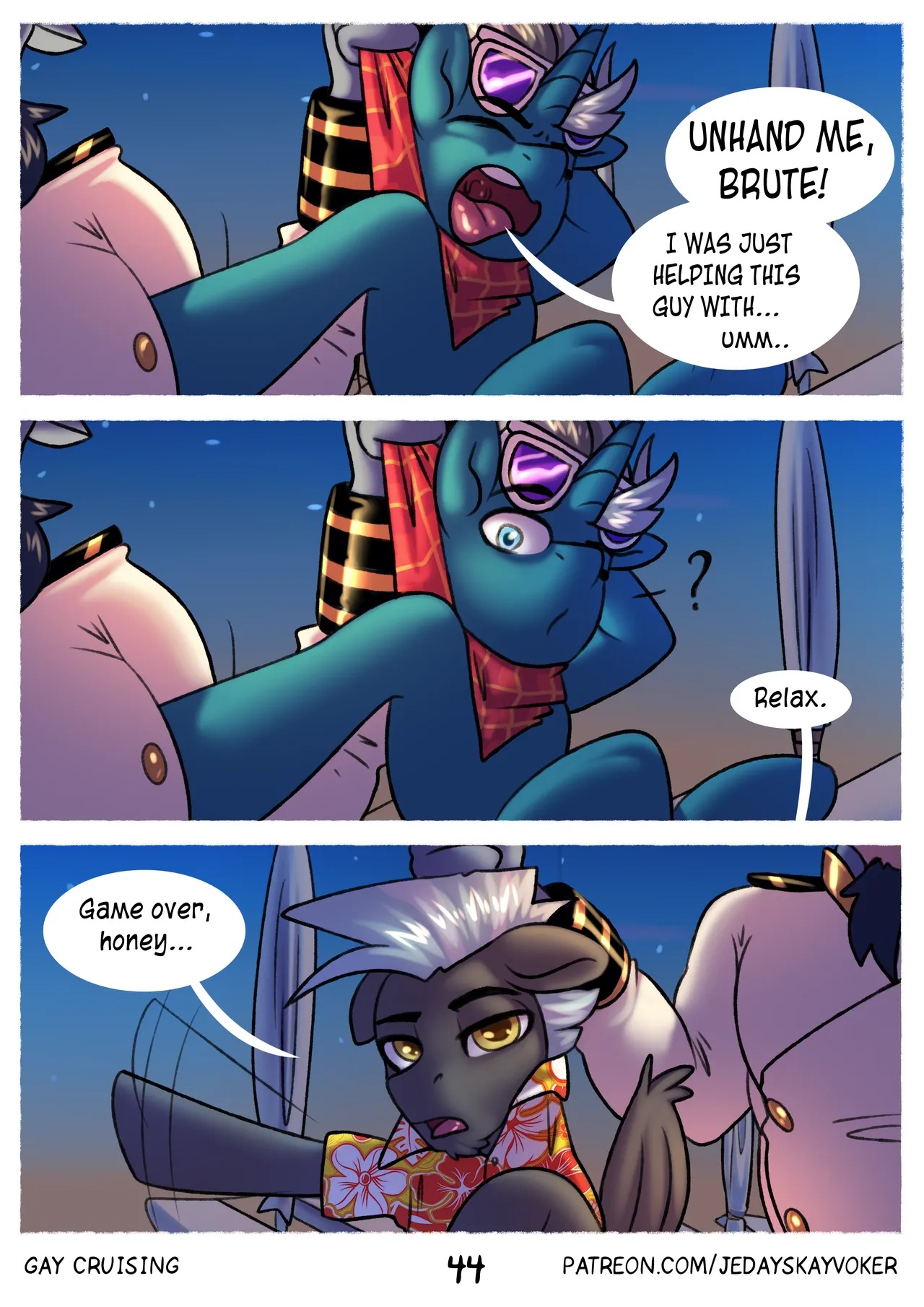 Gay Cruising By JedaySkayVoker Porn Comics english 45