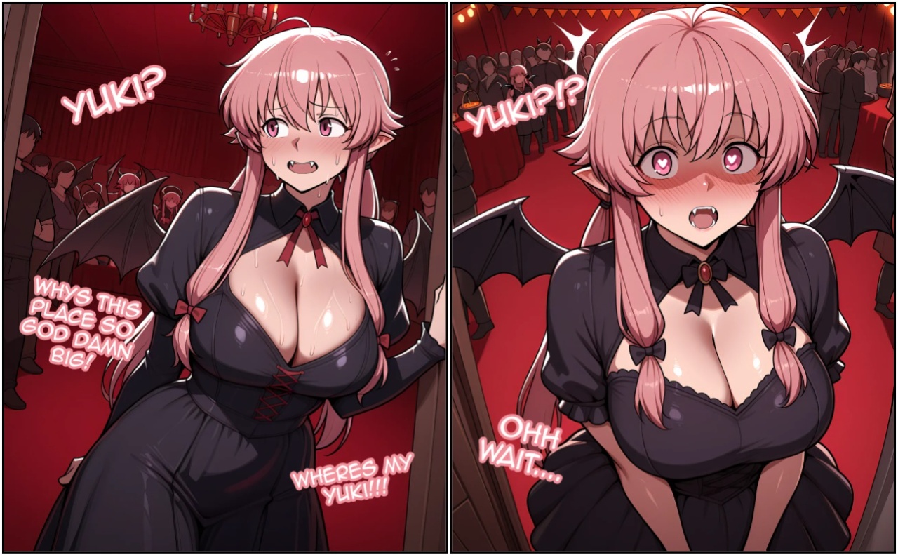 Halloween Party: Yuno Gasai Porn Comics english 04