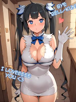 Hestia Becomes The Black Smiths Concubine! Porn Comics english 02