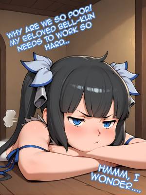 Hestia Becomes The Black Smiths Concubine! Porn Comics english 03