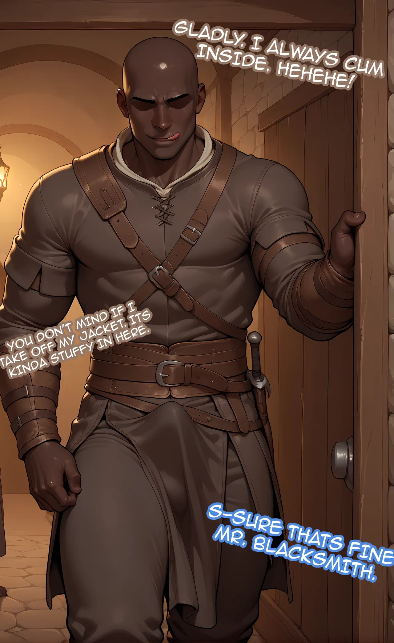 Hestia Becomes The Black Smiths Concubine! Porn Comics english 07