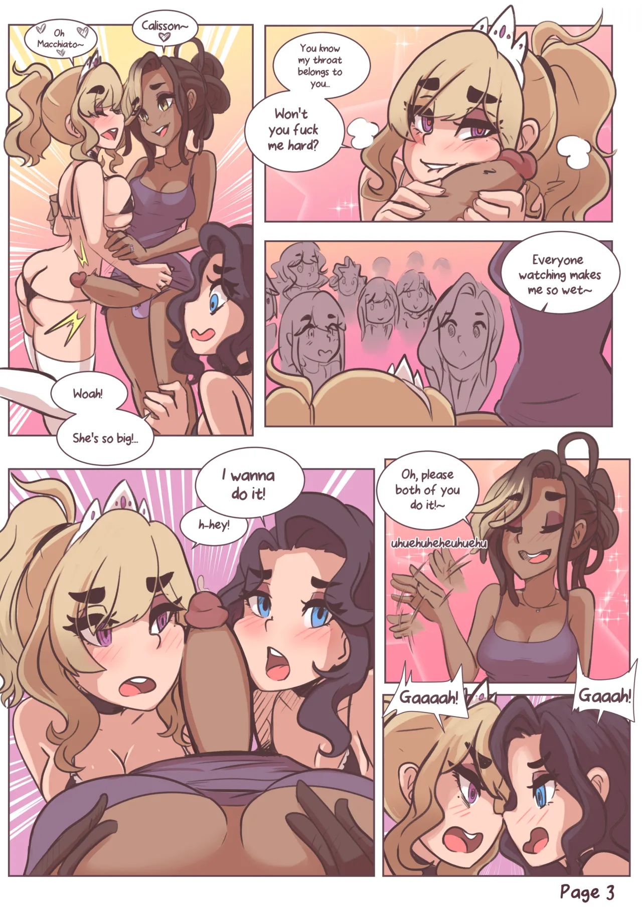 Honey Almond vs Calisson Porn Comics english 04