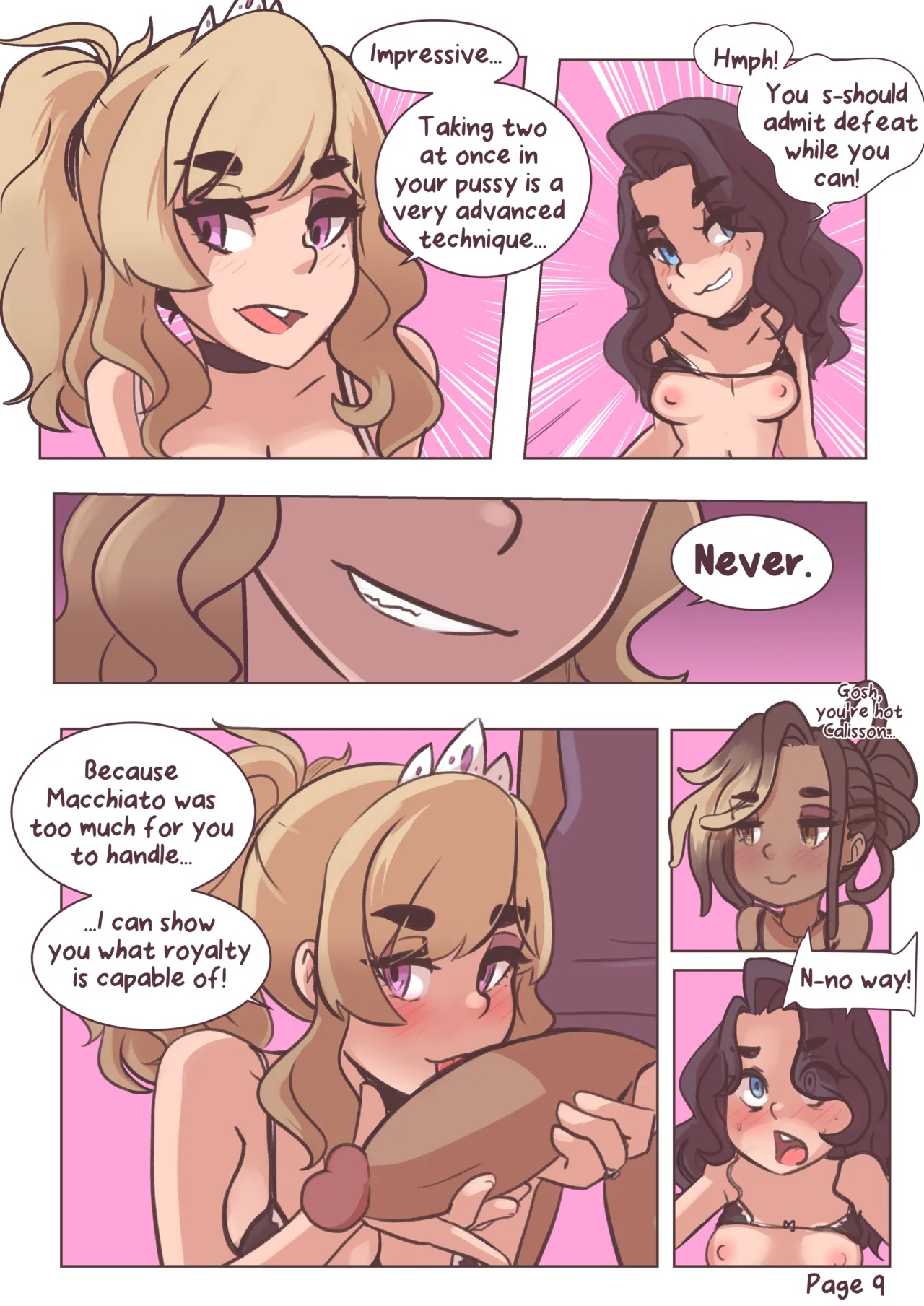 Honey Almond vs Calisson Porn Comics english 10