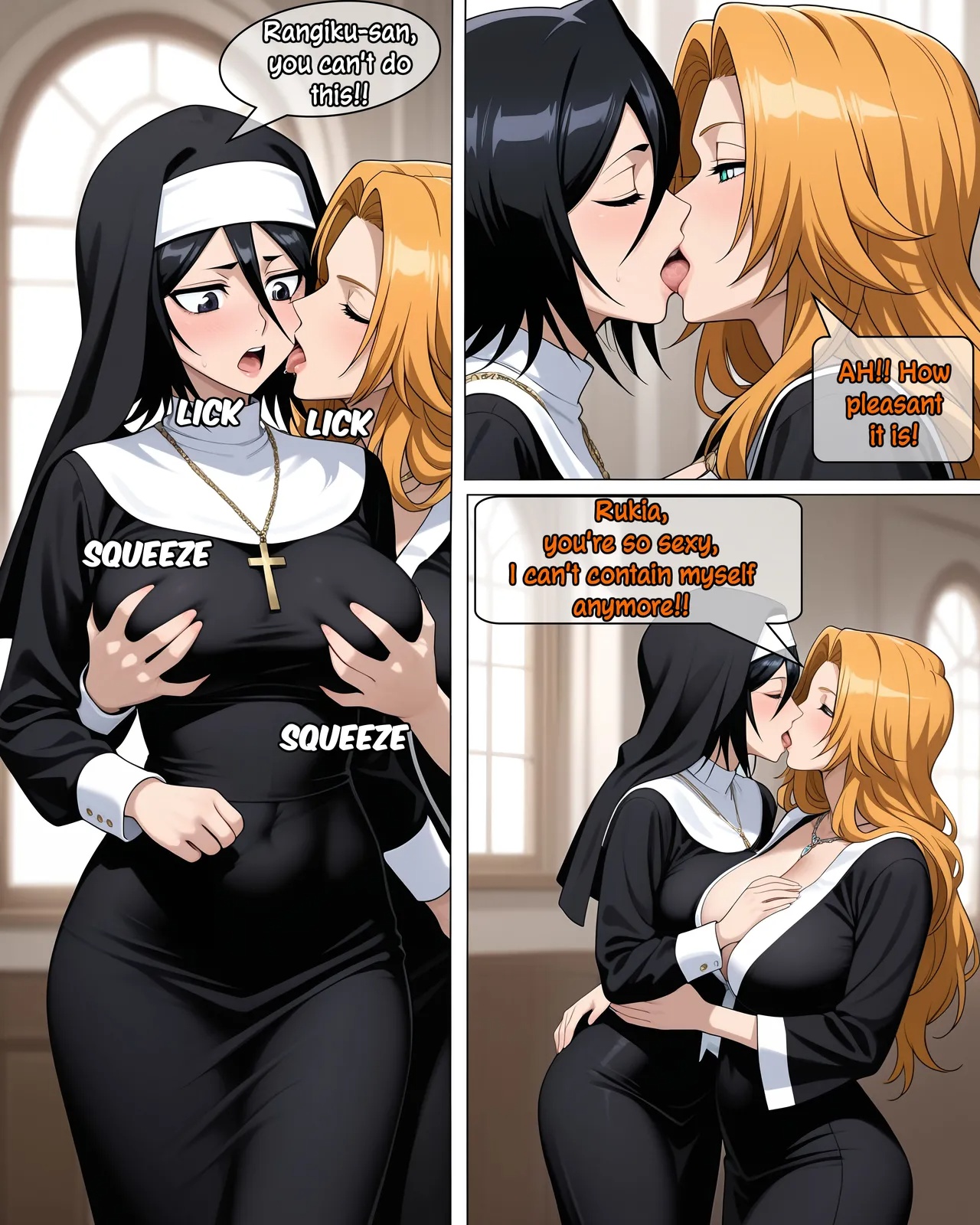 KARAKURA WHORES Part 4: The Depraved Nun Porn Comics english 05