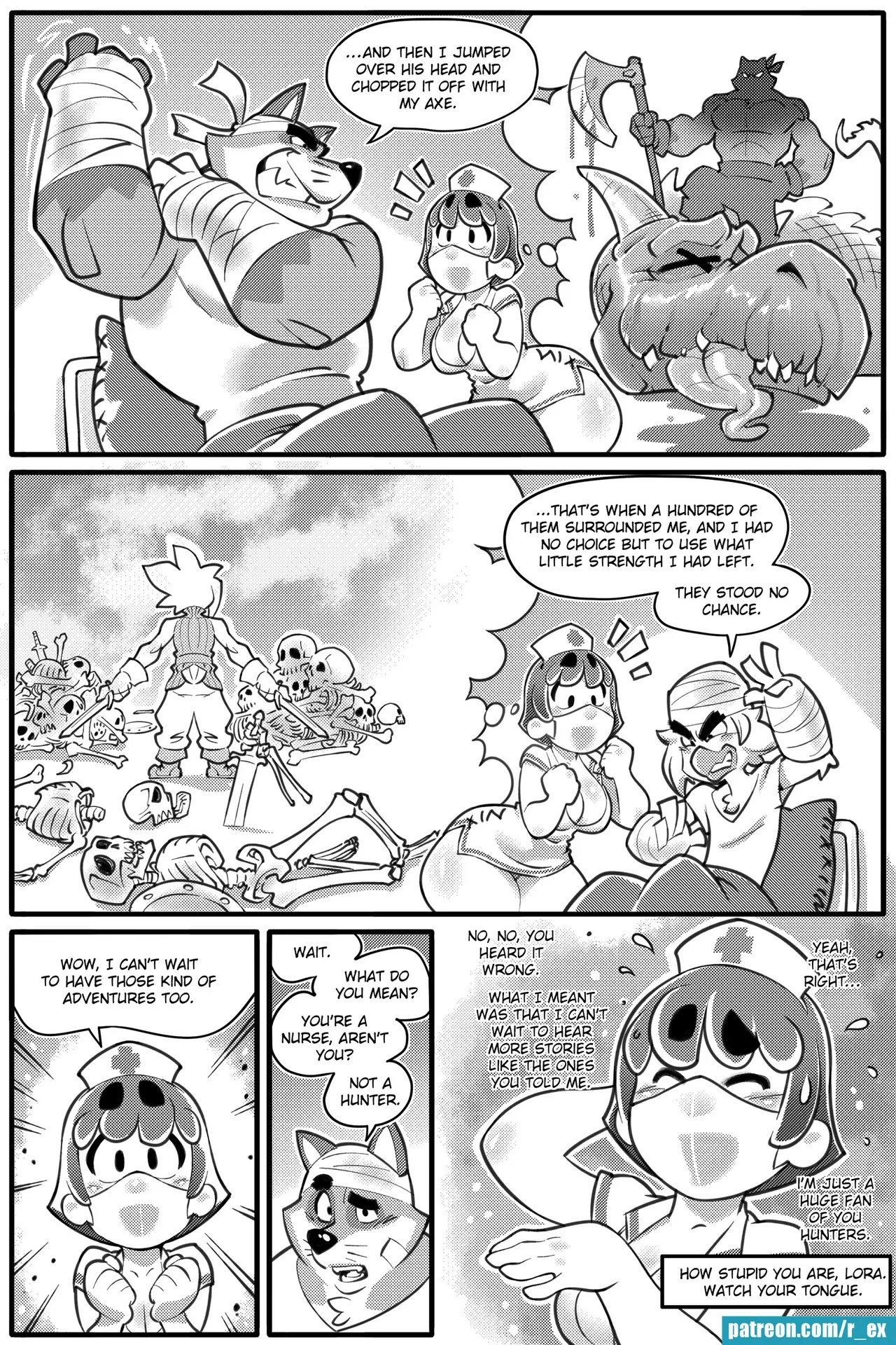 Lora: Nurse For The Day Porn Comics english 06