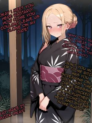 Marin Sneaks Off During Her Date With Gojo To Meet With Her Sex Friend! Porn Comics english 05