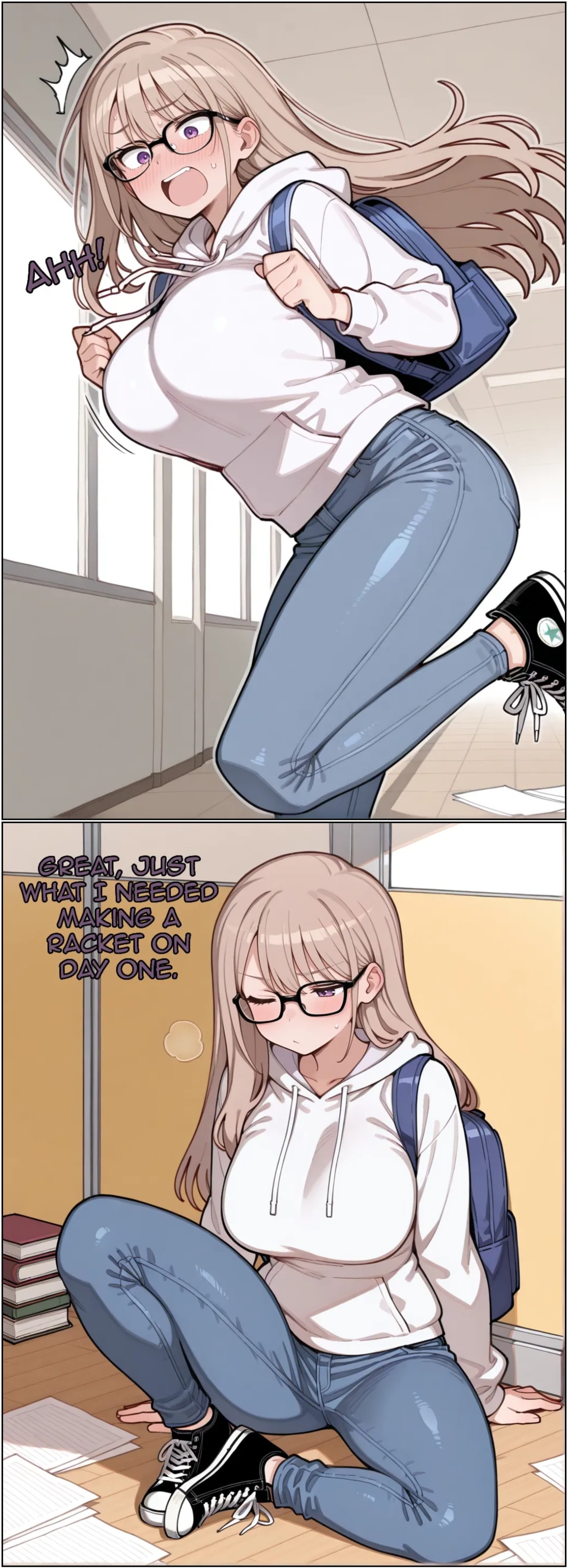 Misaki Takes a Liking To Her "Noisy" Dormmate Porn Comics english 02