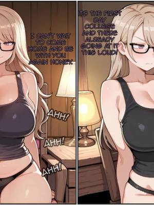 Misaki Takes a Liking To Her "Noisy" Dormmate Porn Comics english 06