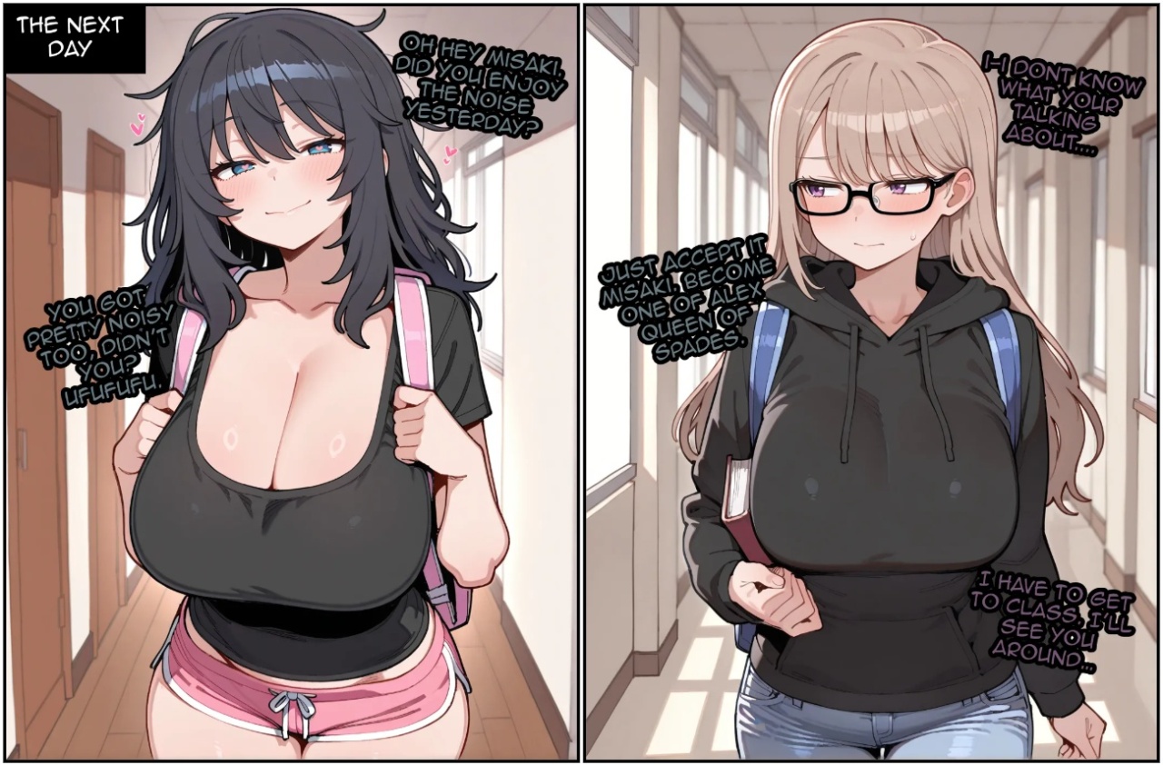 Misaki Takes a Liking To Her "Noisy" Dormmate Porn Comics english 15