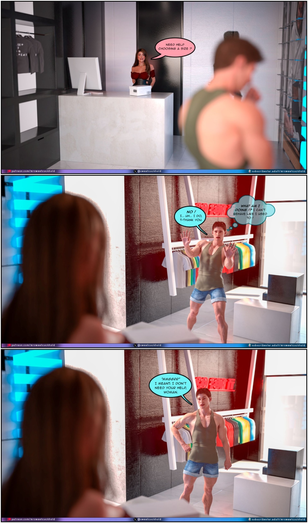 Much Bigger Than My boyfriend Part 6: Tim's Revenge Porn Comics english 10