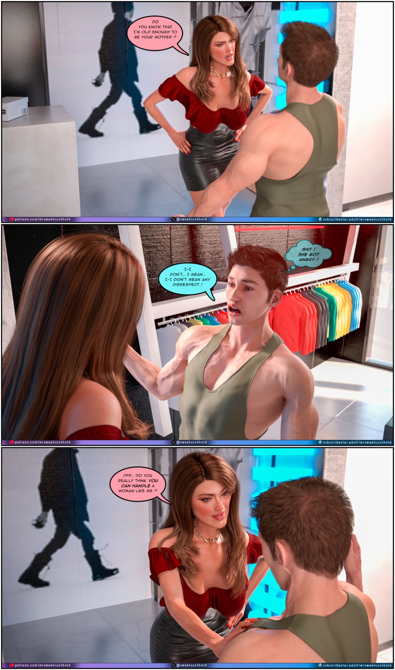 Much Bigger Than My boyfriend Part 6: Tim's Revenge Porn Comics english 14