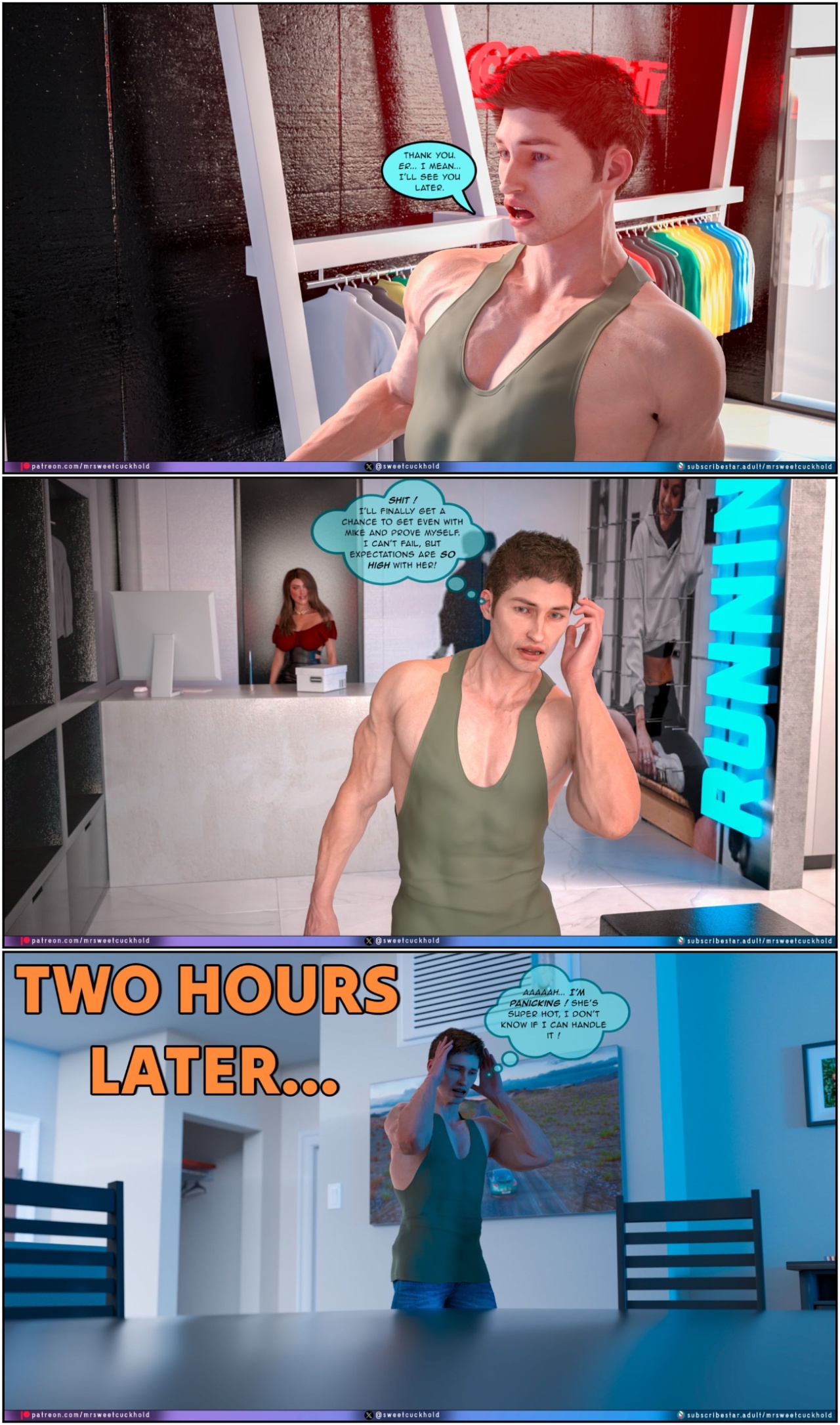 Much Bigger Than My boyfriend Part 6: Tim's Revenge Porn Comics english 16