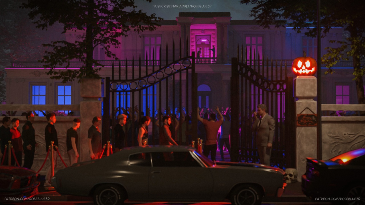 My Neighbor's Widow Part 47.5: Halloween Special Porn Comics english 02