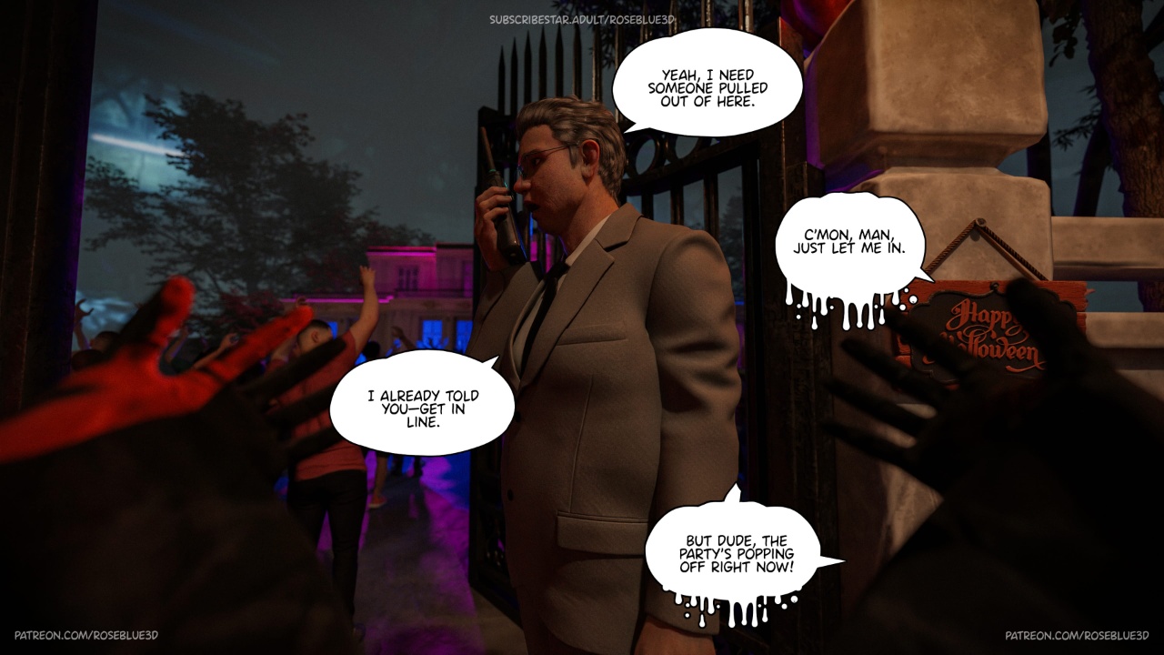 My Neighbor's Widow Part 47.5: Halloween Special Porn Comics english 03