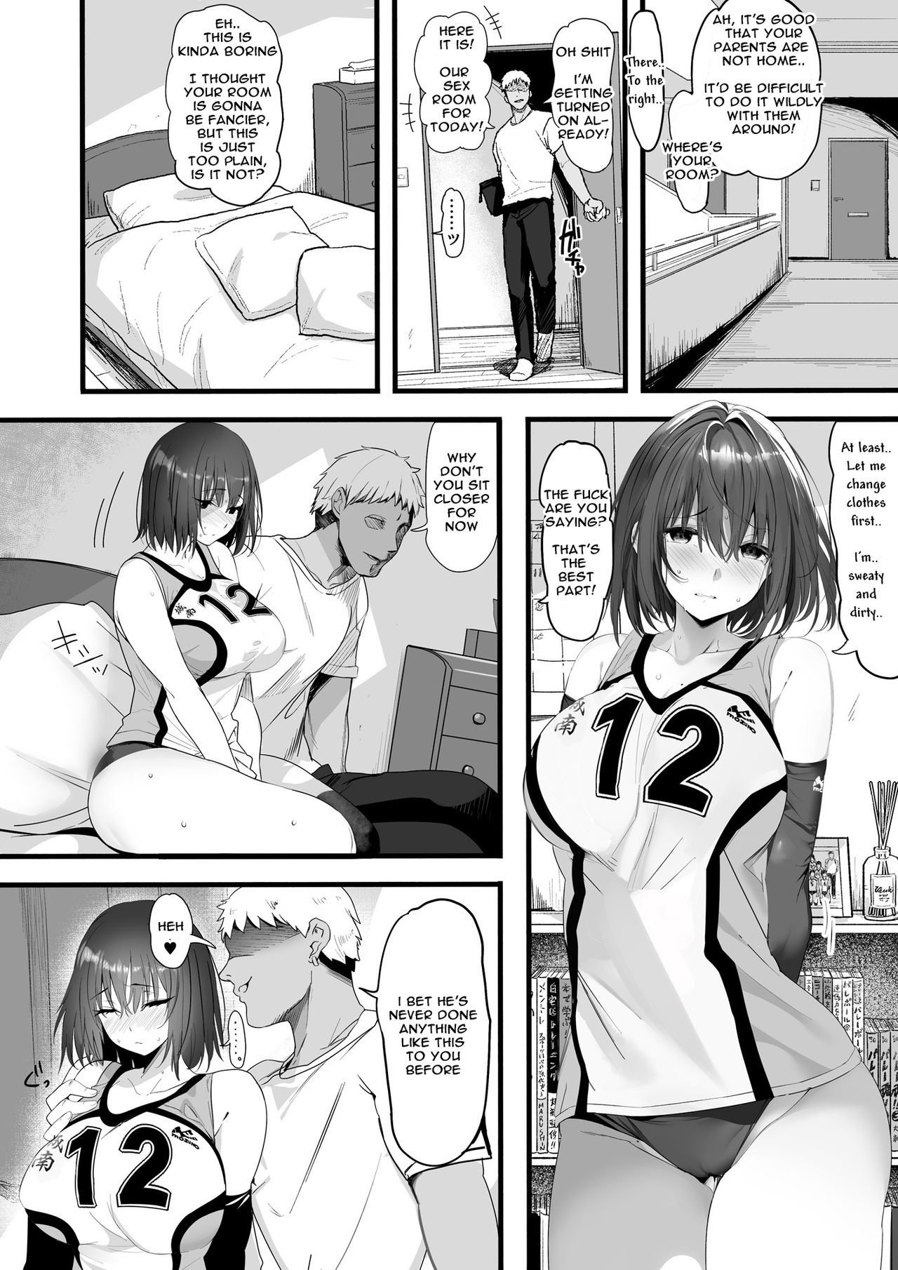 Neat Volleyball Club Girl Becomes A Senior Porn Comics english 13