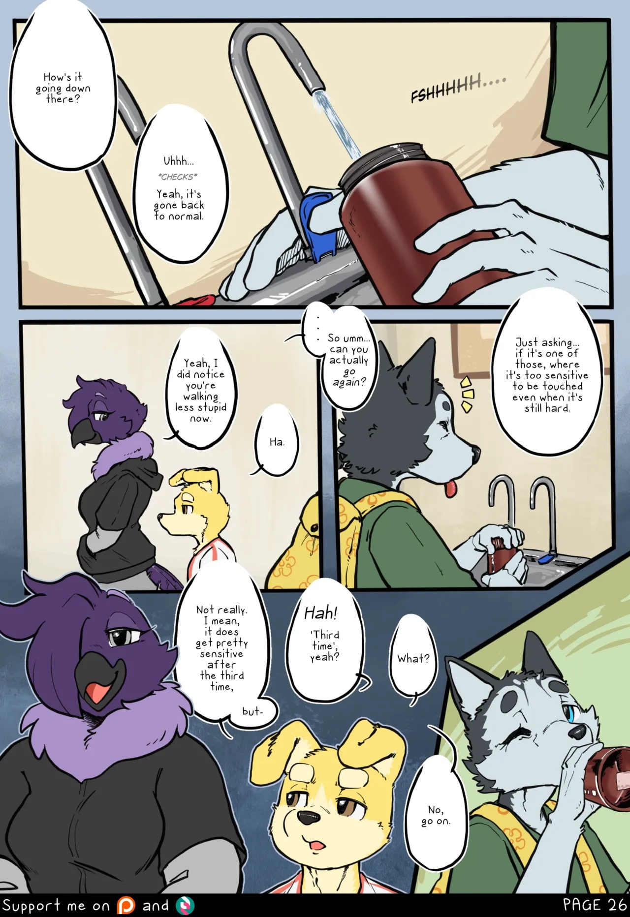 On Her Own Porn Comics english 26