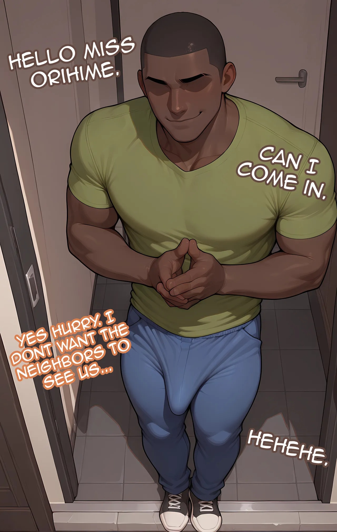 Orihime Has a Chat With Her Sons Bully Porn Comics english 02