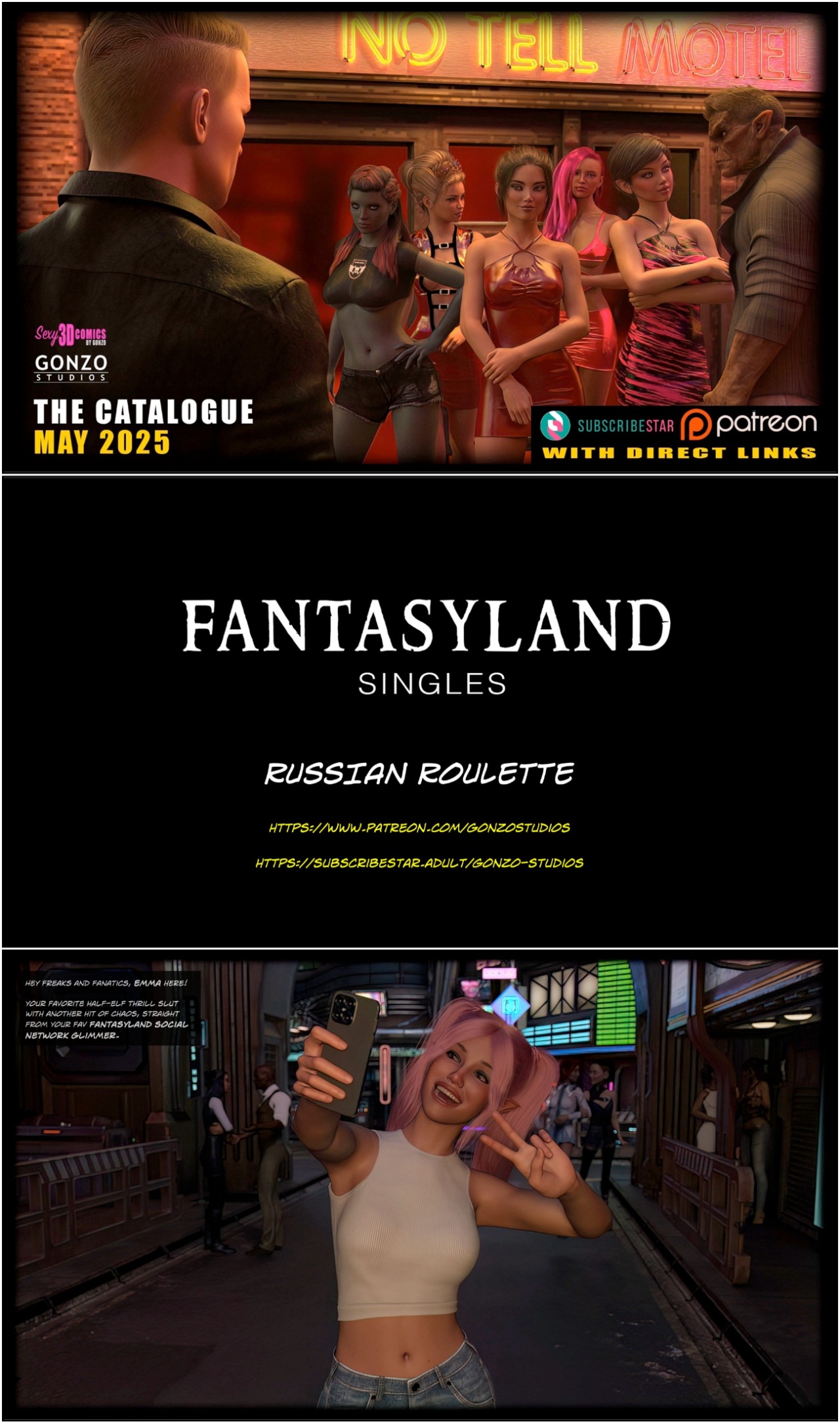 Russian Roulette: Fantasyland Porn Comics english 03