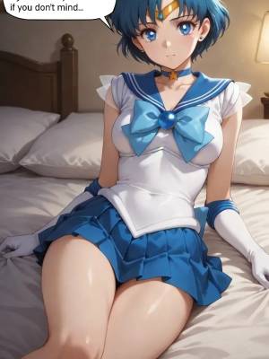 Sailor Mercury Gets Her Powers Back With Creampies