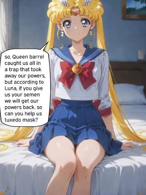 Sailor Moon Gets Creampies To Get Her Magic Back