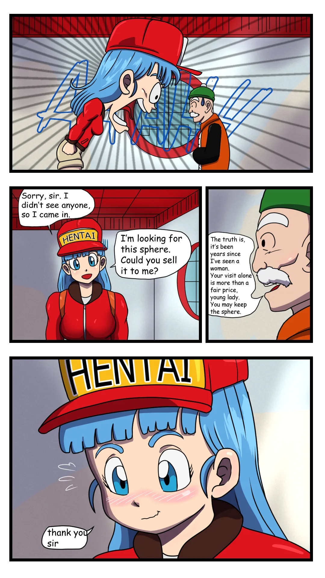 The Search For Bulma  Porn Comics english 04