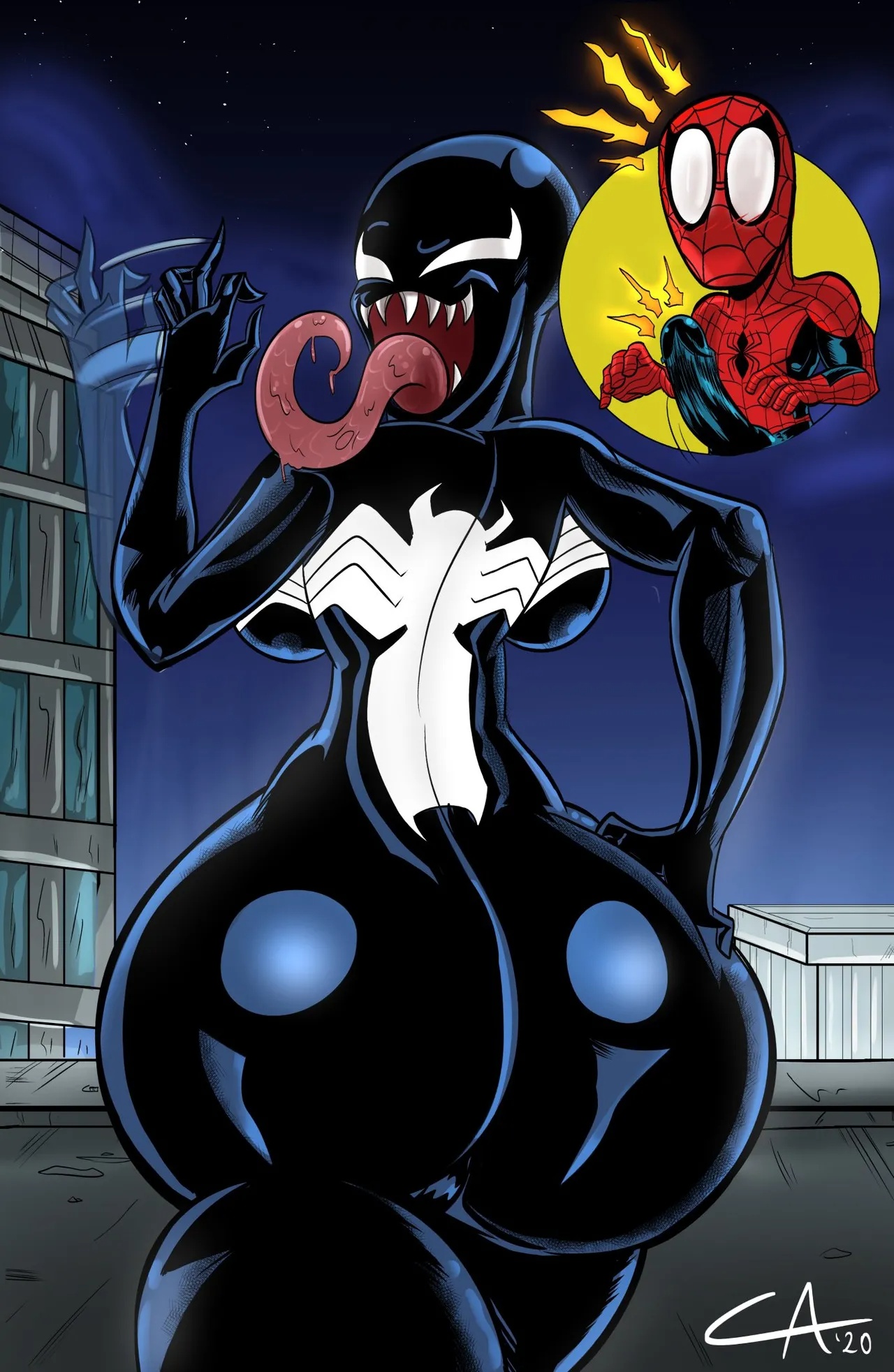 Thicc Venom By Ameizing Lewds Porn Comics english 02