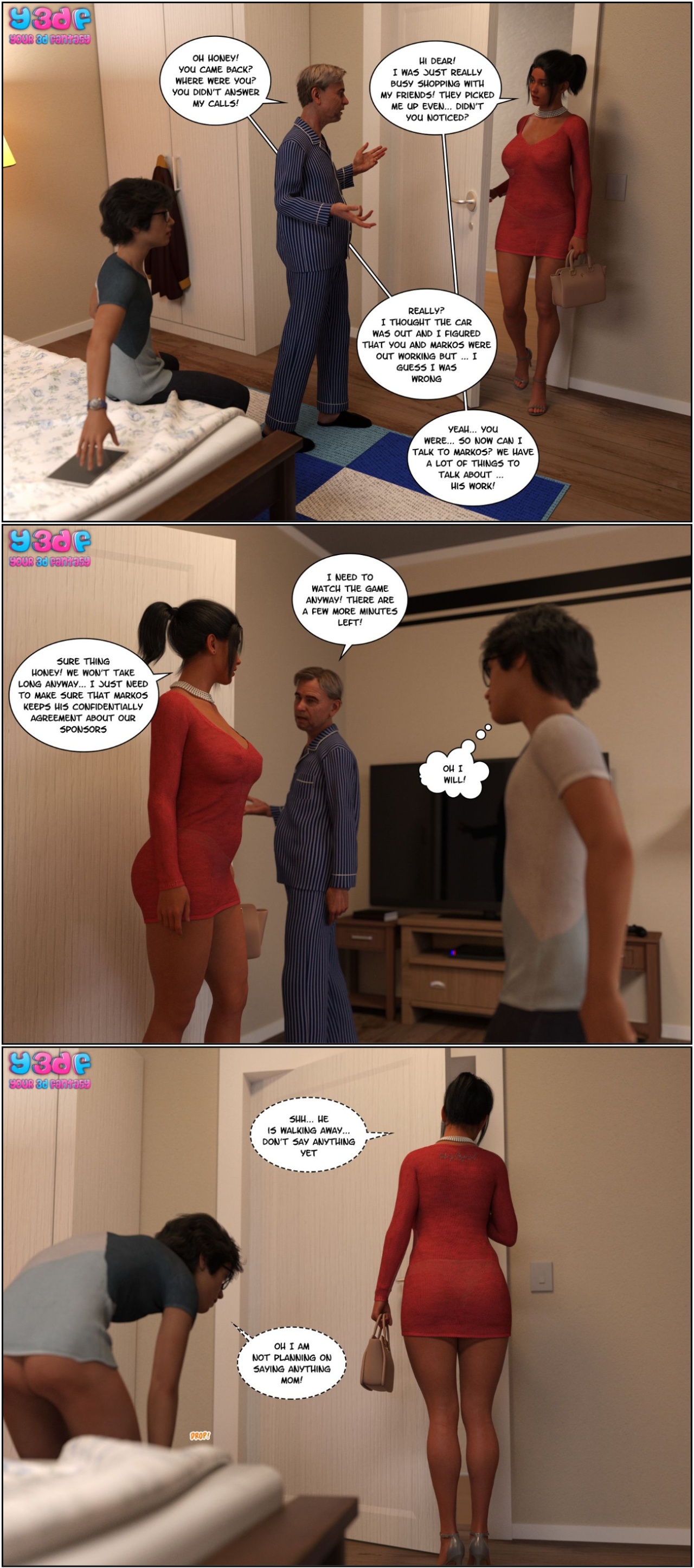 TrophyMom By Y3DF Part 3 Porn Comics english 25