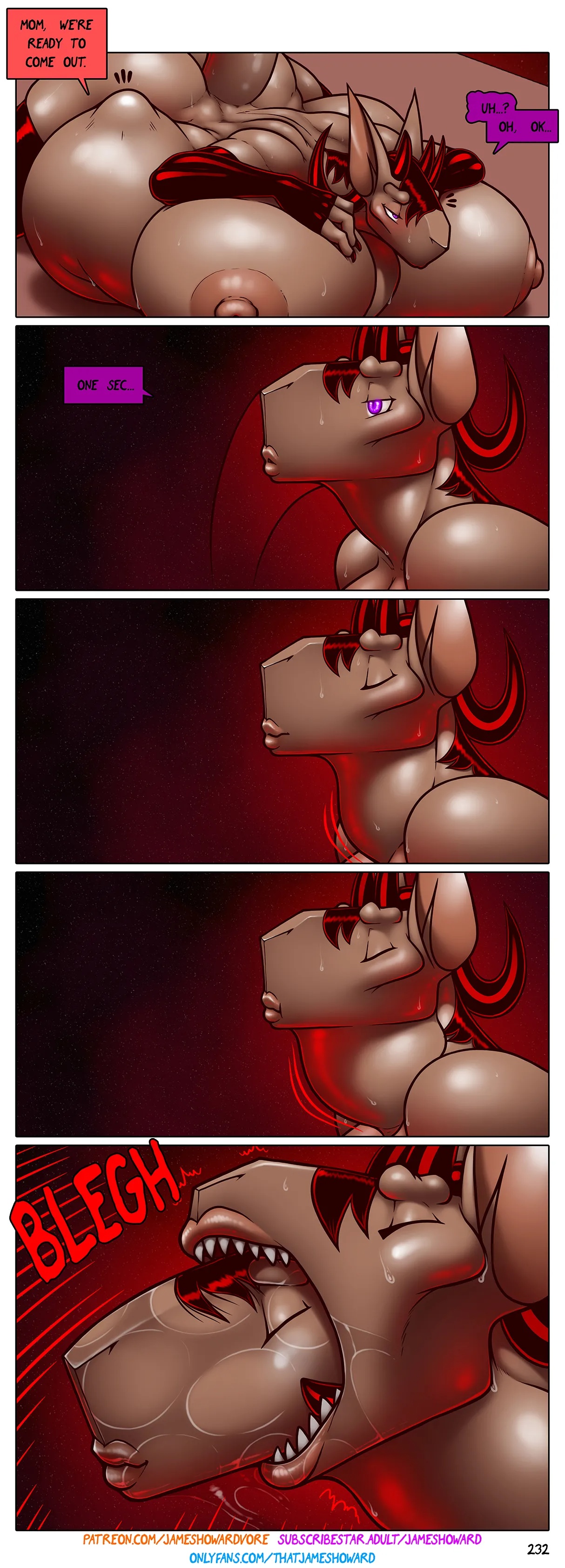 Vore Story Part 7: Mommy Issues Porn Comics english 232