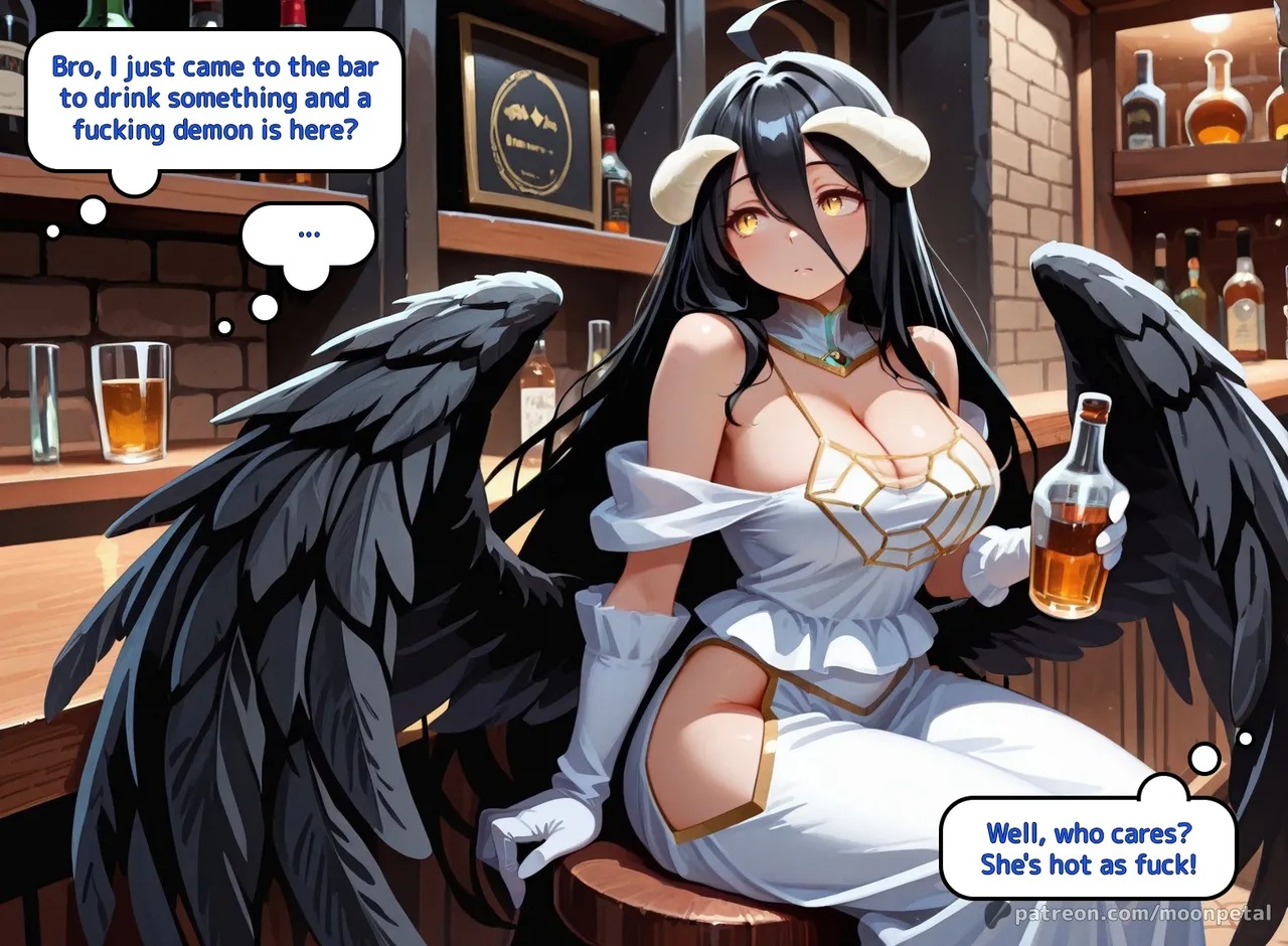 Wanna Make a Bet? Part 6: Albedo Porn Comics english 02