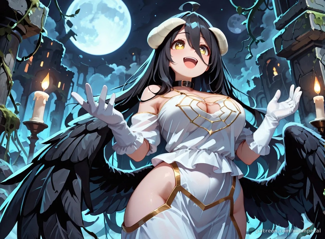 Wanna Make a Bet? Part 6: Albedo Porn Comics english 45