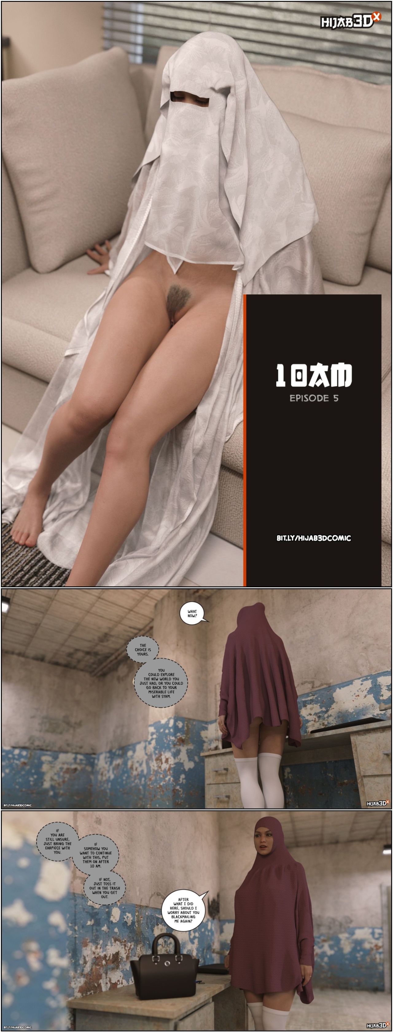 10 AM By Hijab 3DX Part 5 Porn Comics english 02