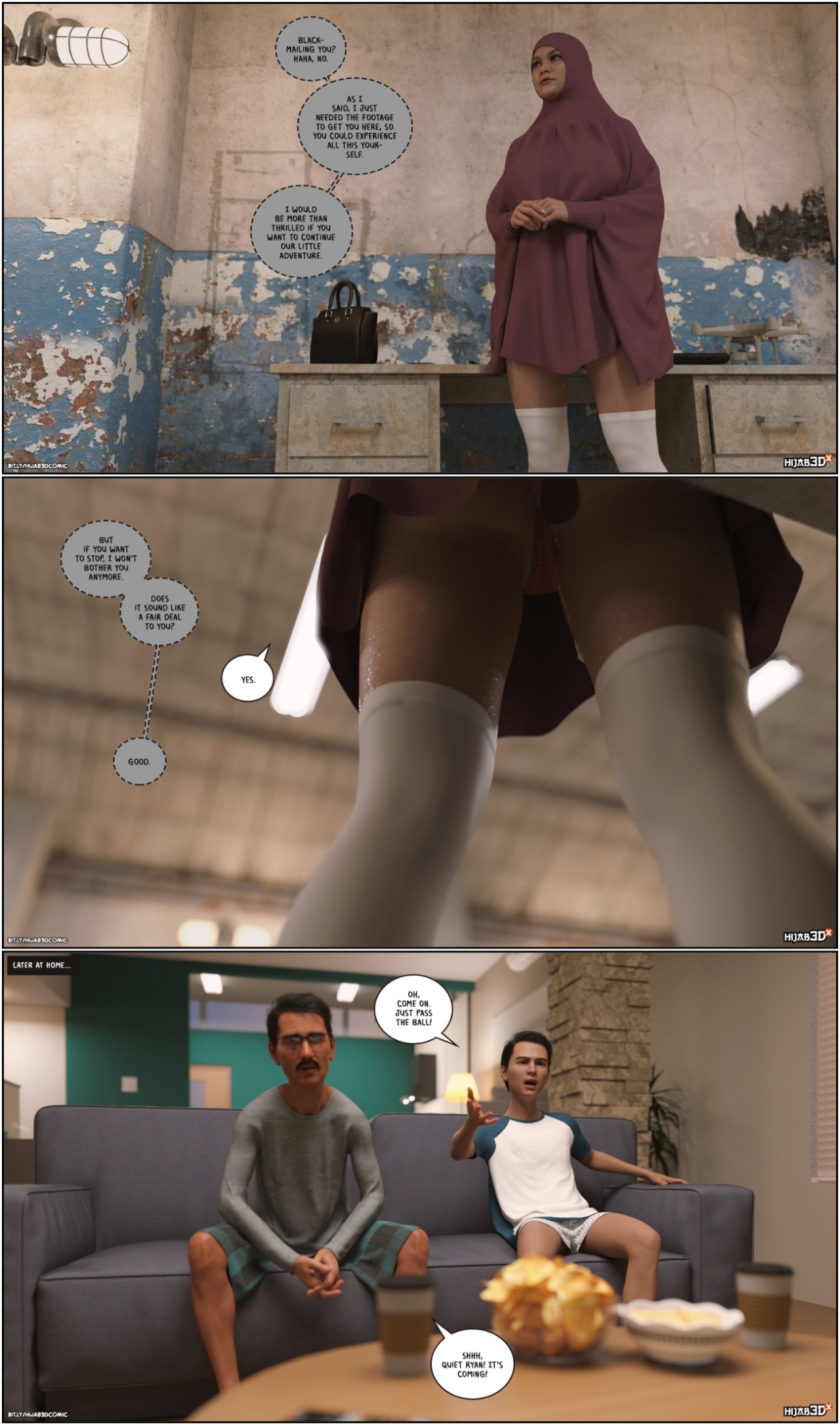 10 AM By Hijab 3DX Part 5 Porn Comics english 03