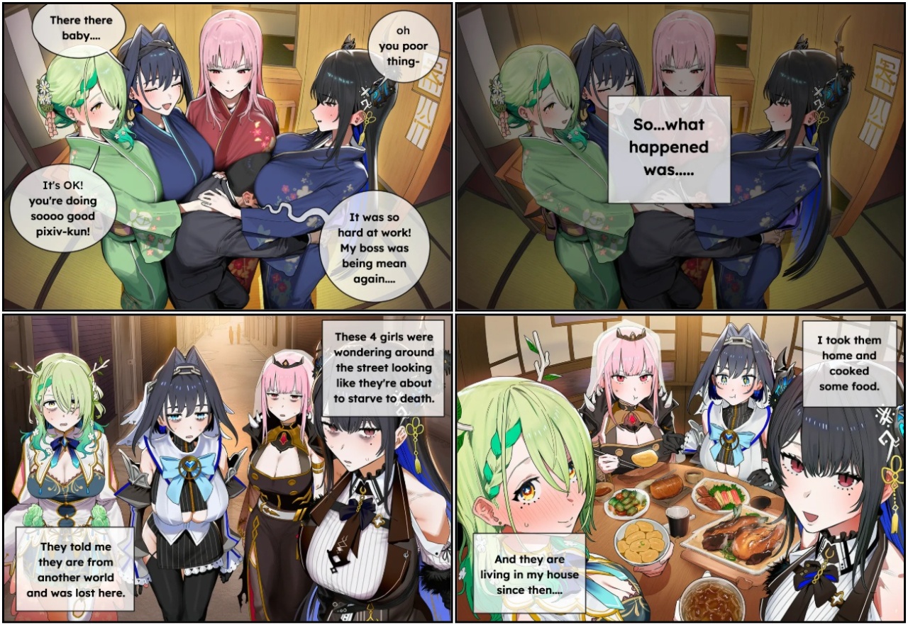 4 BAD BITCHES Porn Comics english 03