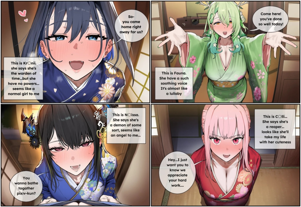 4 BAD BITCHES Porn Comics english 04