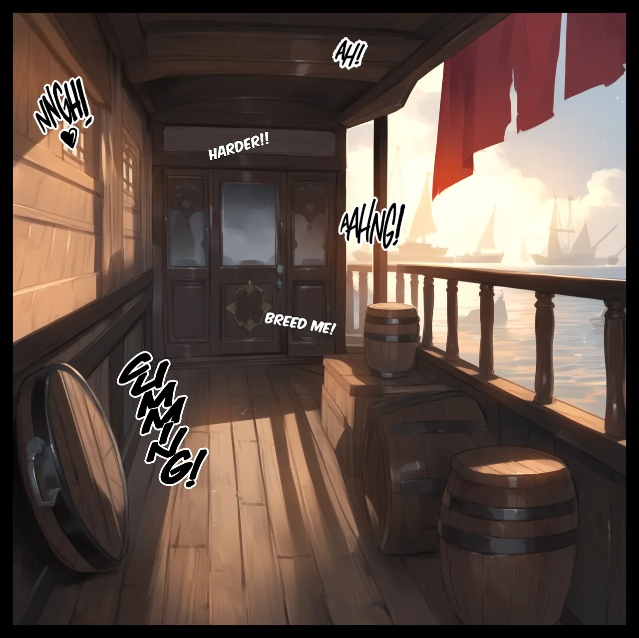 AI Generated: Beidou Porn Comics english 09