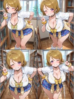 AI Generated: Hanayo Koizumi  Porn Comics english 02