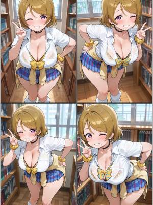 AI Generated: Hanayo Koizumi  Porn Comics english 03