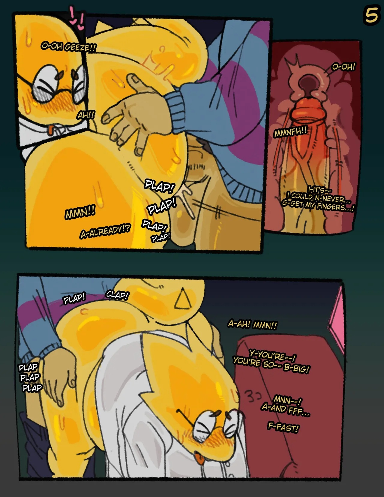 Alphys' First Impression Porn Comics english 06