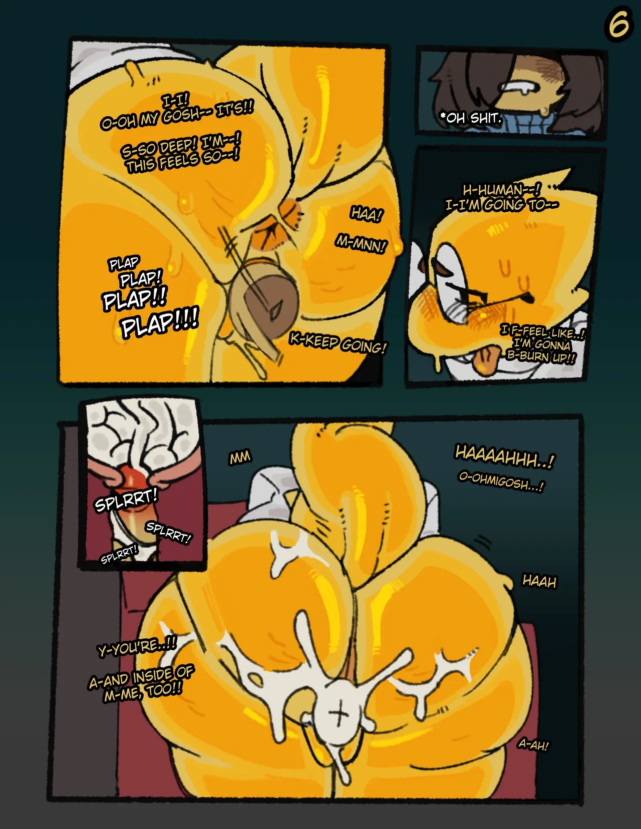 Alphys' First Impression Porn Comics english 07
